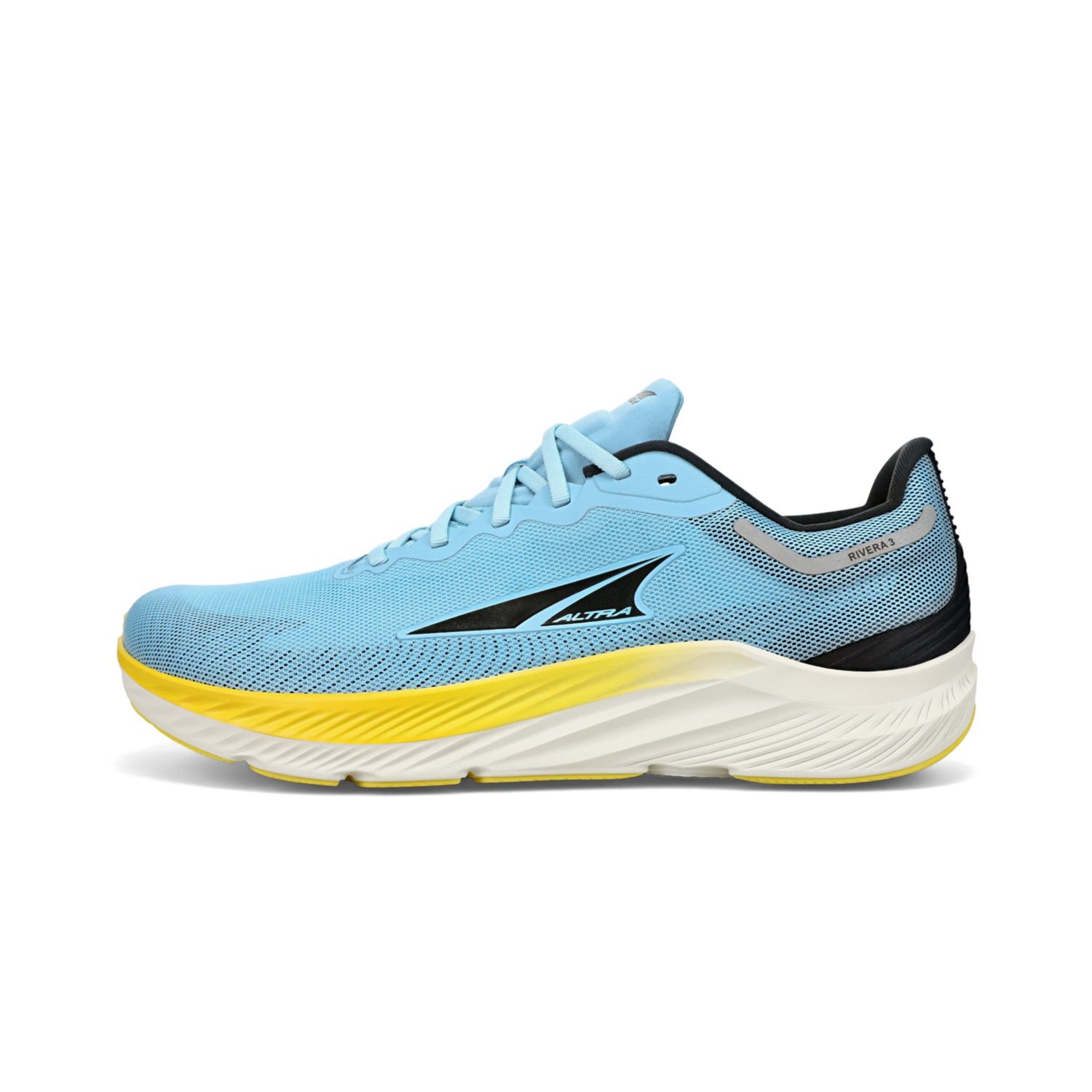 Altra Rivera 3 Men's Walking Shoes Blue / Yellow | South Africa-72639549